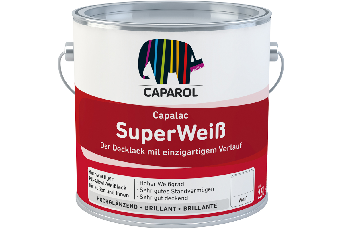 Capalac Superweiß 750 ml Weiß Hochglanz